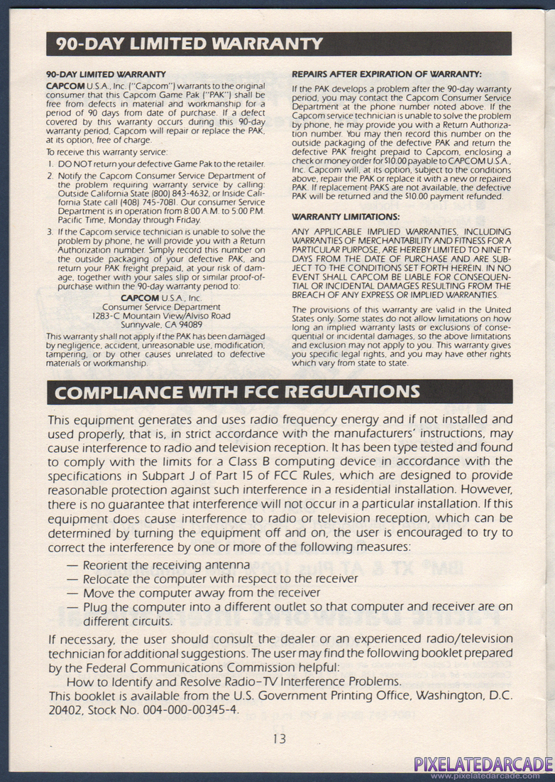 Bionic Commando: Instruction Manual - Page 8