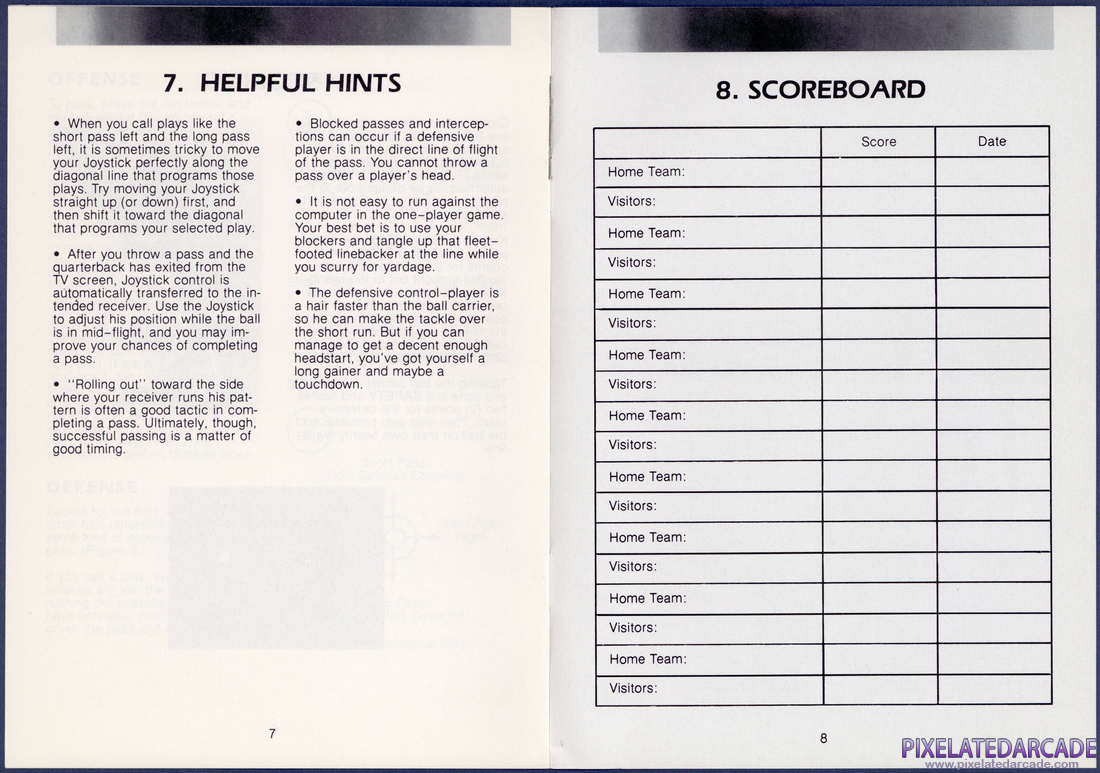 RealSports Football: Instruction Manual - Page 6