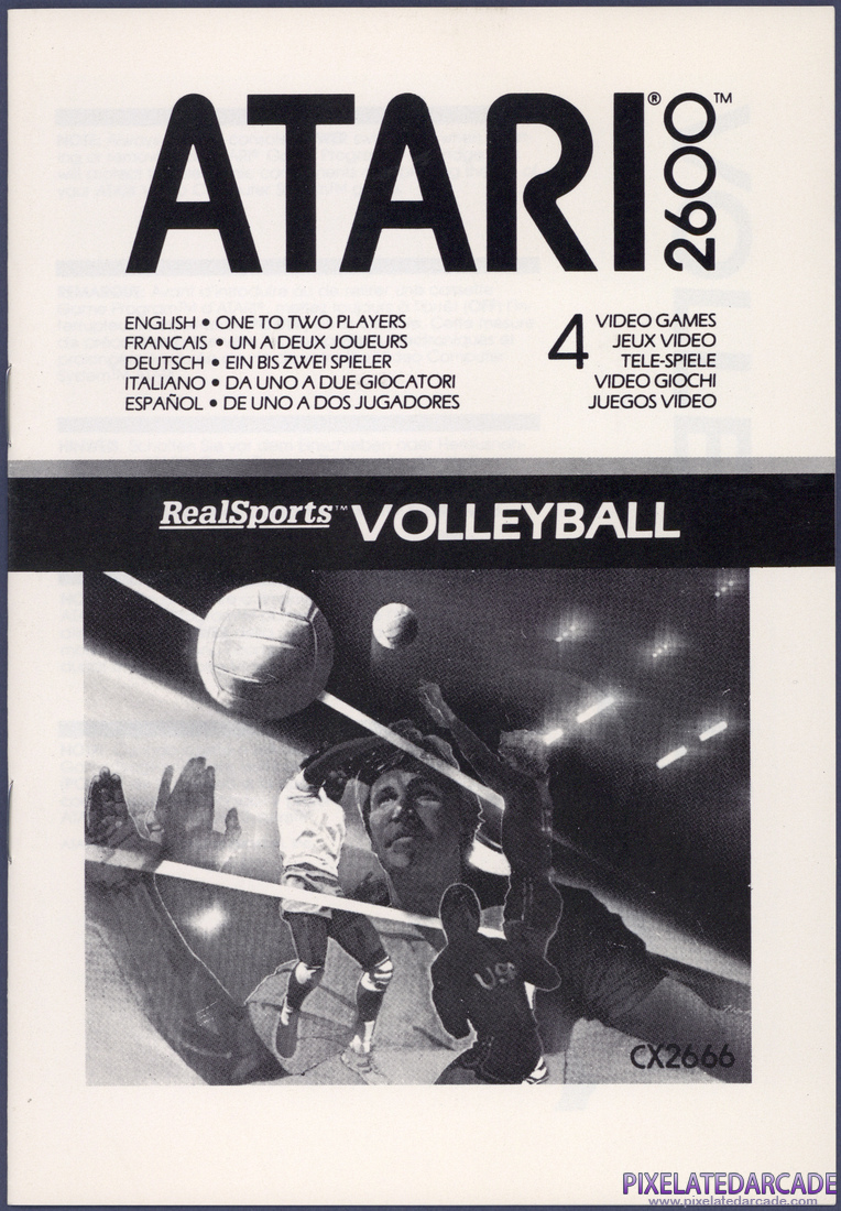 RealSports Volleyball: Instruction Manual - Page 1