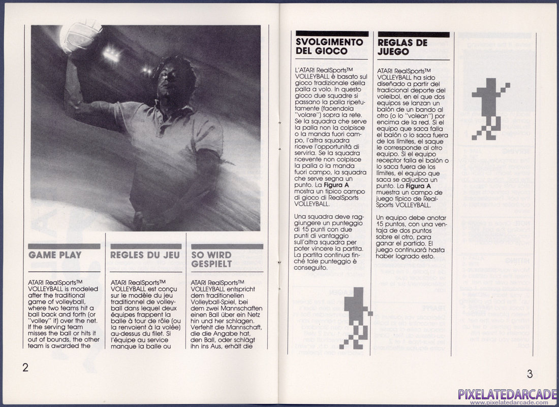 RealSports Volleyball: Instruction Manual - Page 3
