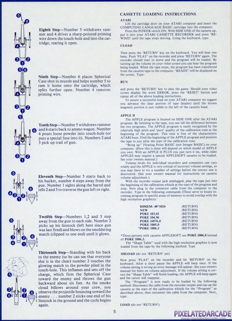 Guns of Fort Defiance: Instruction Manual - Page 5