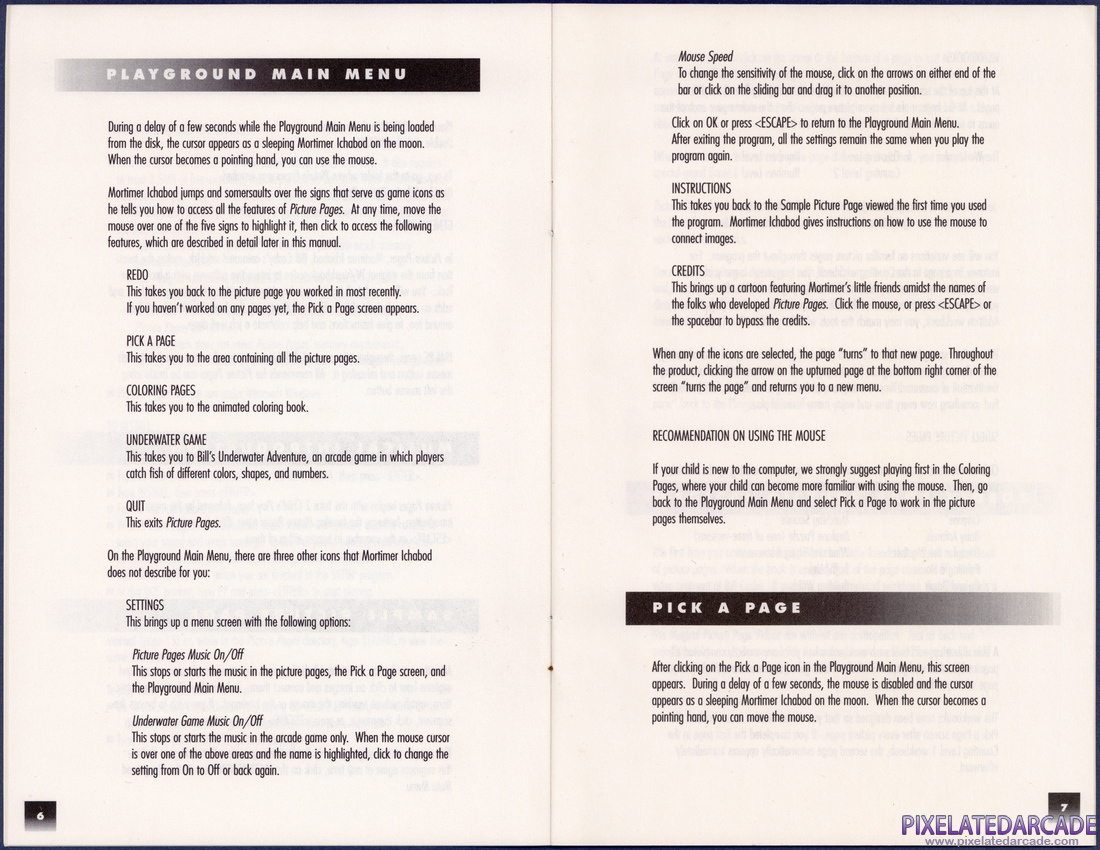 Bill Cosby's Picture Pages: Numbers and Shapes: Parents' Guide - Pages 6 - 7