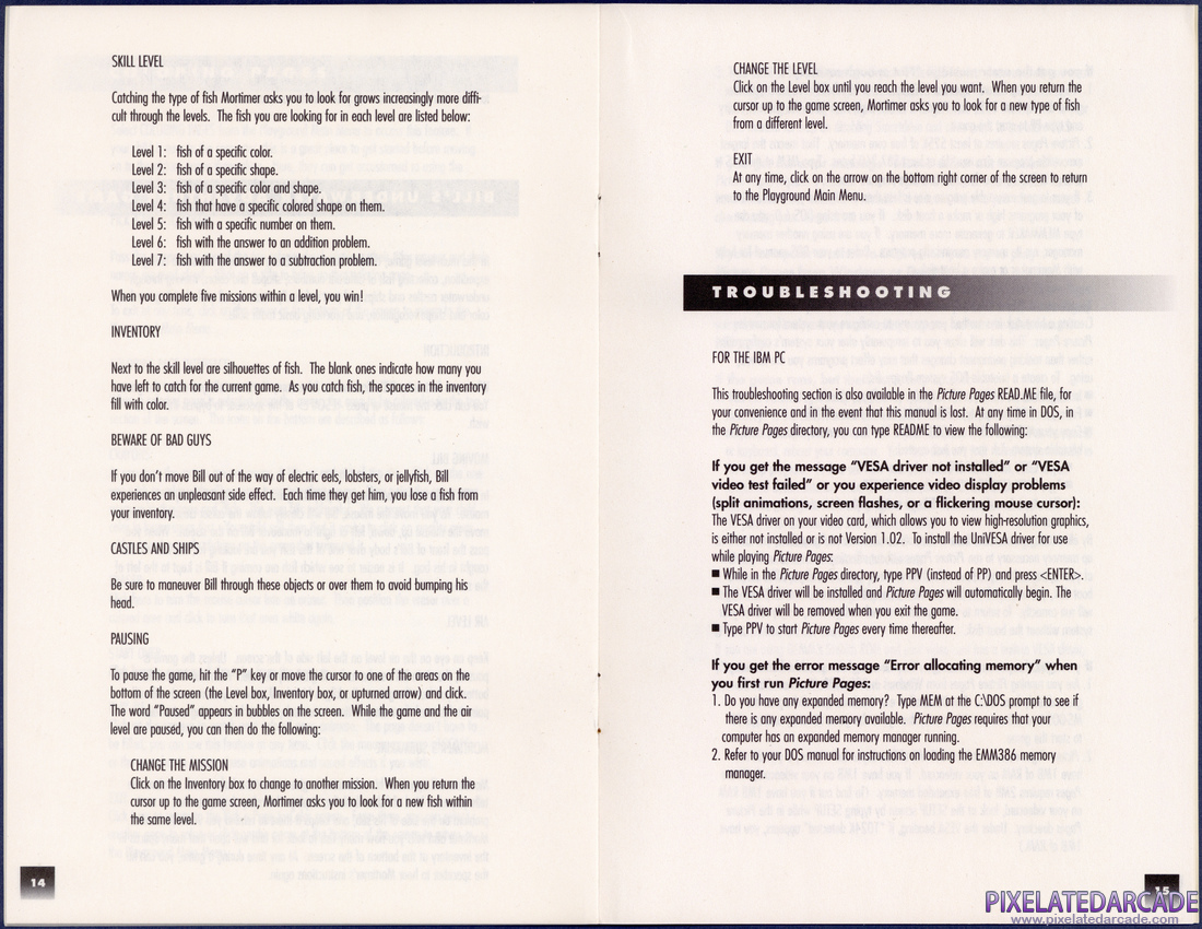 Bill Cosby's Picture Pages: Numbers and Shapes: Parents' Guide - Pages 14 - 15