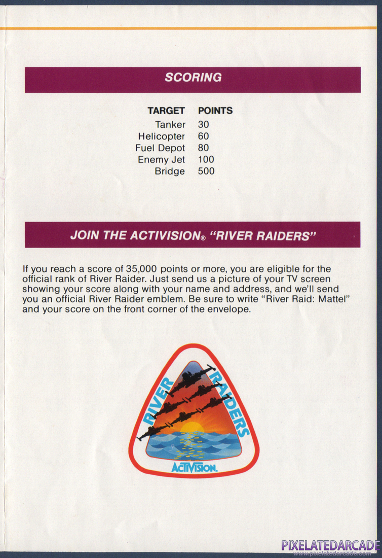 River Raid: Instruction Manual - Page 5