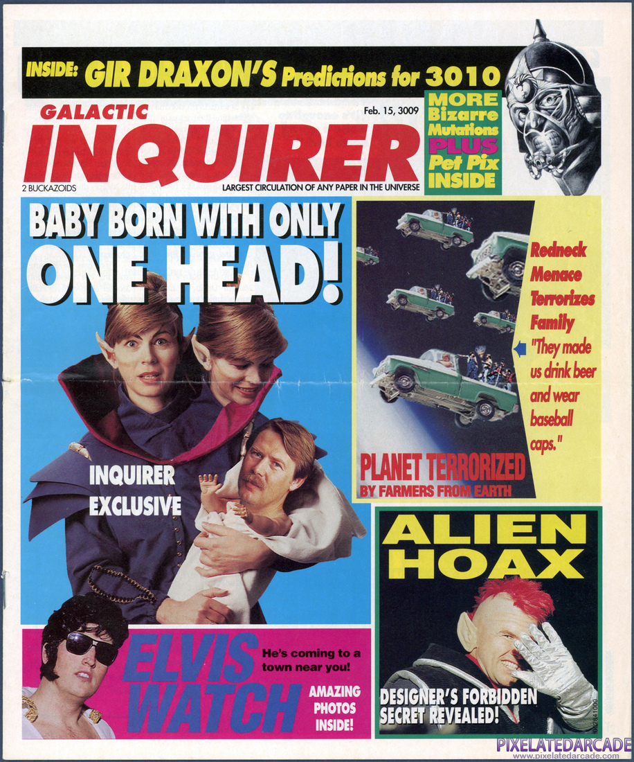 Space Quest V: The Next Mutation: Galactic Inquirer - Front Cover