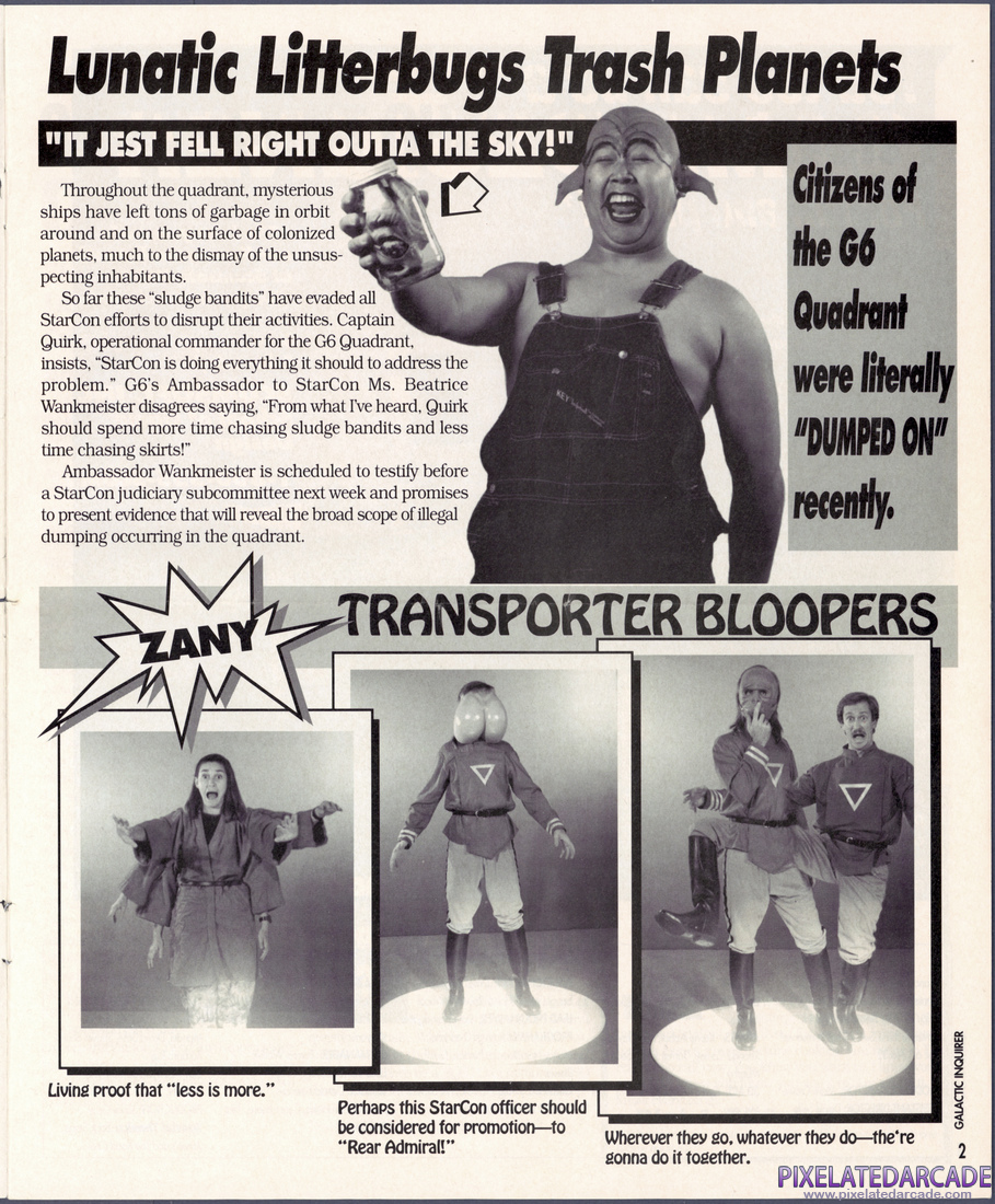 Space Quest V: The Next Mutation: Galactic Inquirer - Page 2