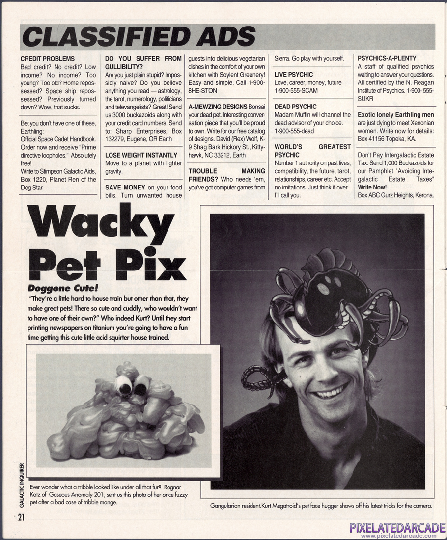 Space Quest V: The Next Mutation: Galactic Inquirer - Page 21