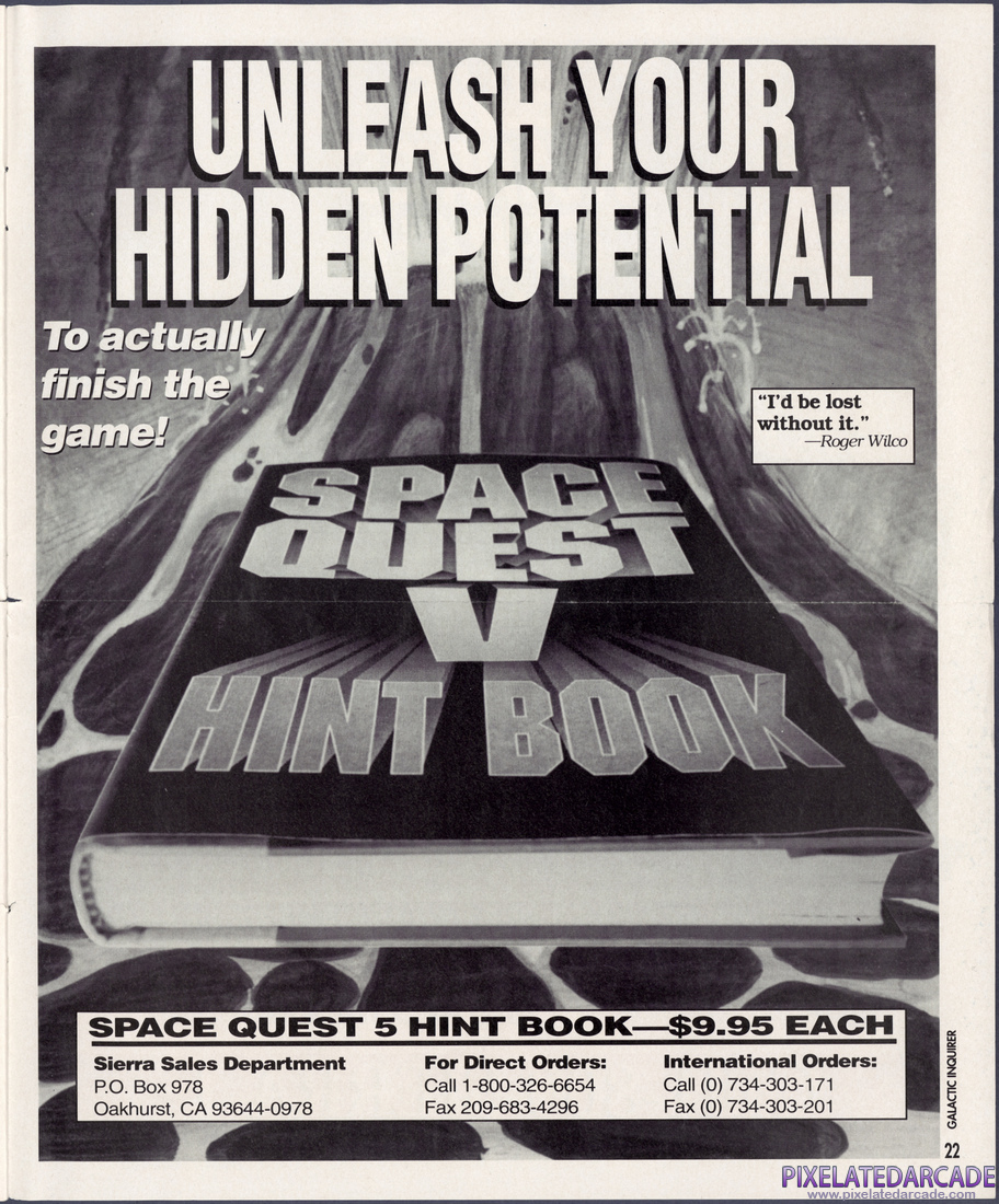 Space Quest V: The Next Mutation: Galactic Inquirer - Page 22