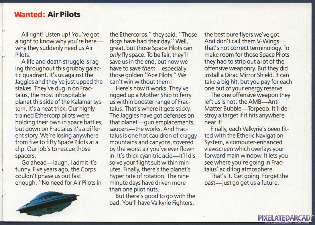 Rescue on Fractalus!: Instruction Manual - Page 3