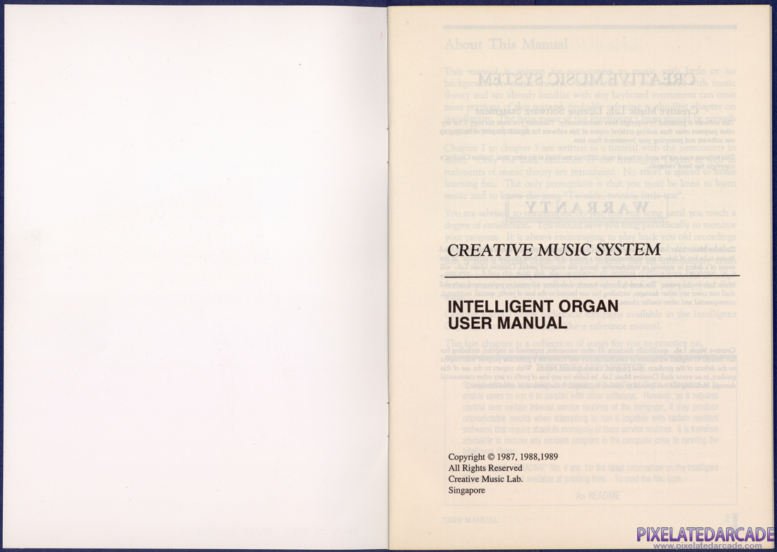 CMS / Game Blaster: Intelligent Organ Manual - Page 2