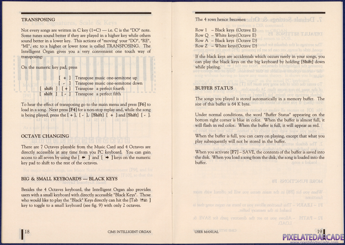 CMS / Game Blaster: Intelligent Organ Manual - Page 12