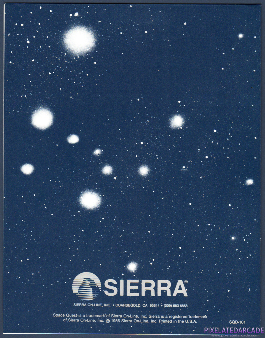 Space Quest: Chapter I - The Sarien Encounter: Instruction Manual - Page 14