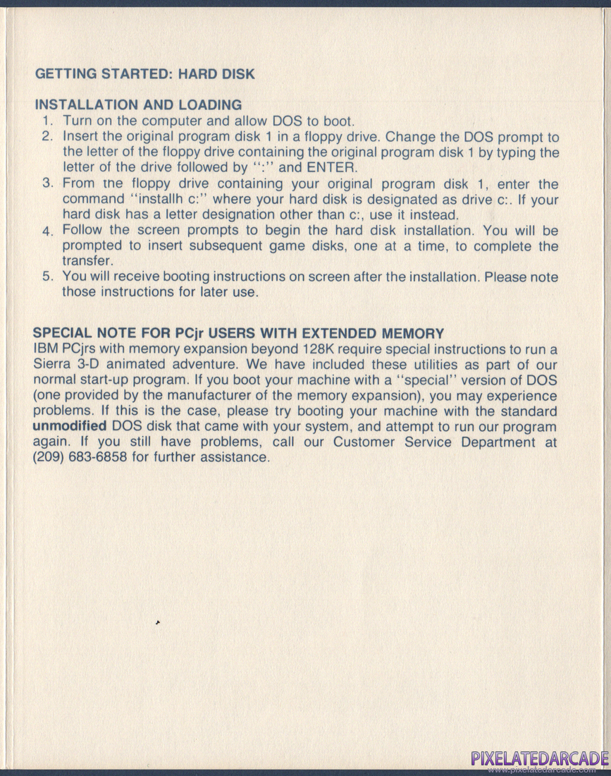 Space Quest: Chapter I - The Sarien Encounter: 3-D Animated Adventure Game Reference Card - Page 3
