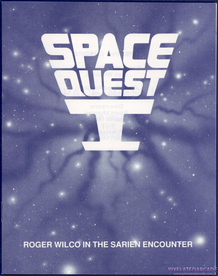 Space Quest I: Roger Wilco in the Sarien Encounter: Instruction Manual - Front Cover