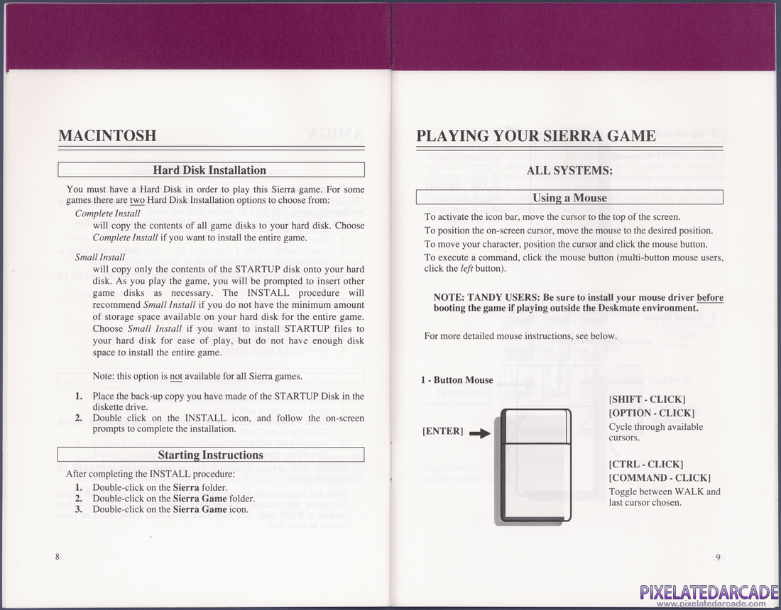Space Quest I: Roger Wilco in the Sarien Encounter: Sierra Game Manual - Page 7