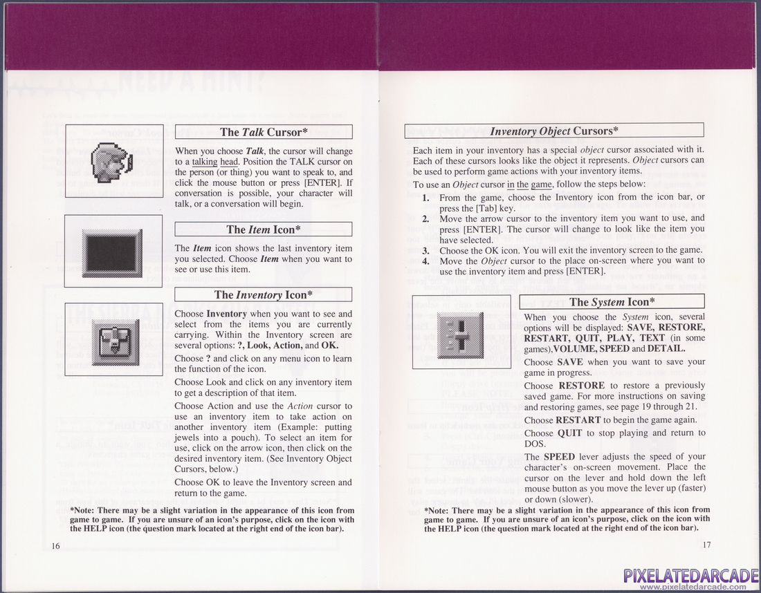 Space Quest I: Roger Wilco in the Sarien Encounter: Sierra Game Manual - Page 13