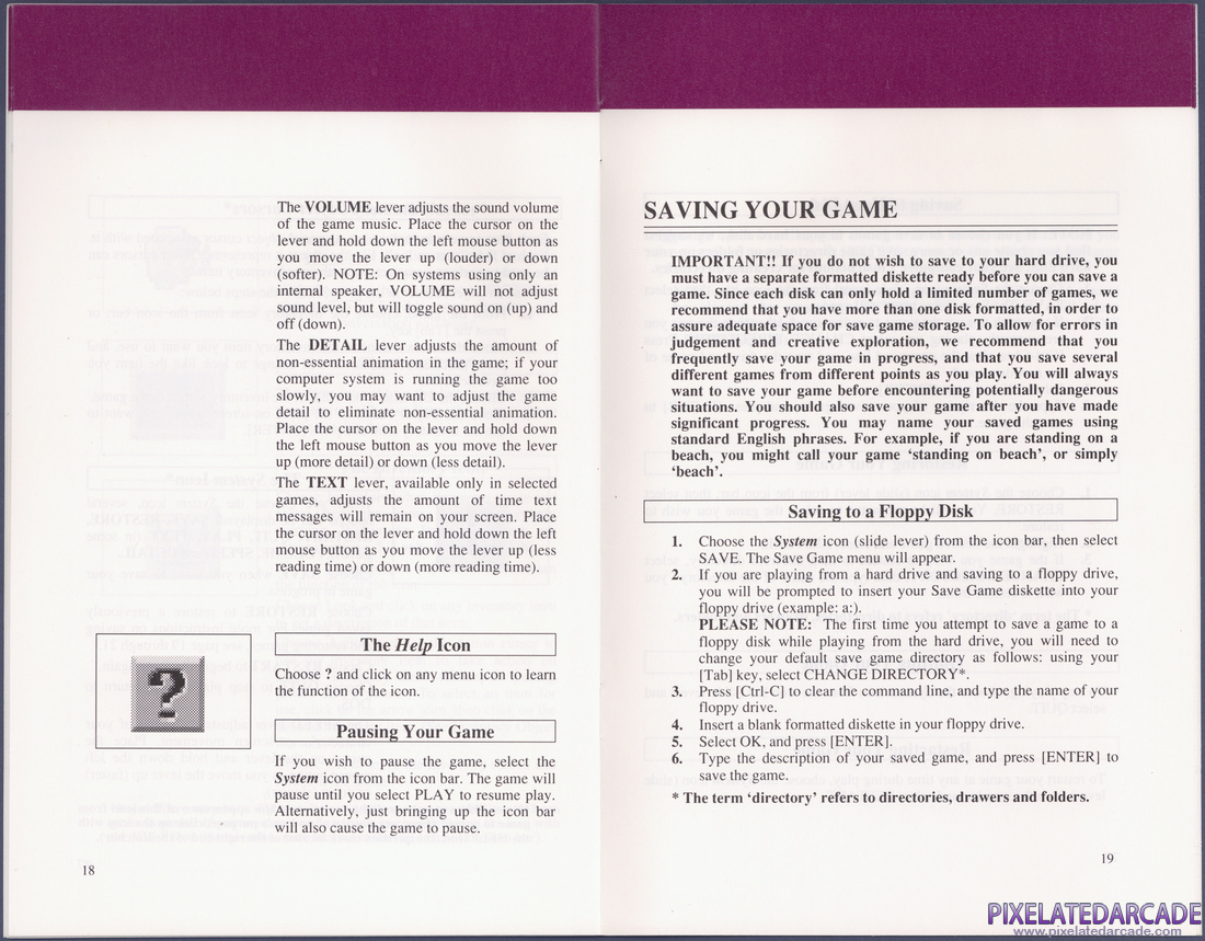 Space Quest I: Roger Wilco in the Sarien Encounter: Sierra Game Manual - Page 14