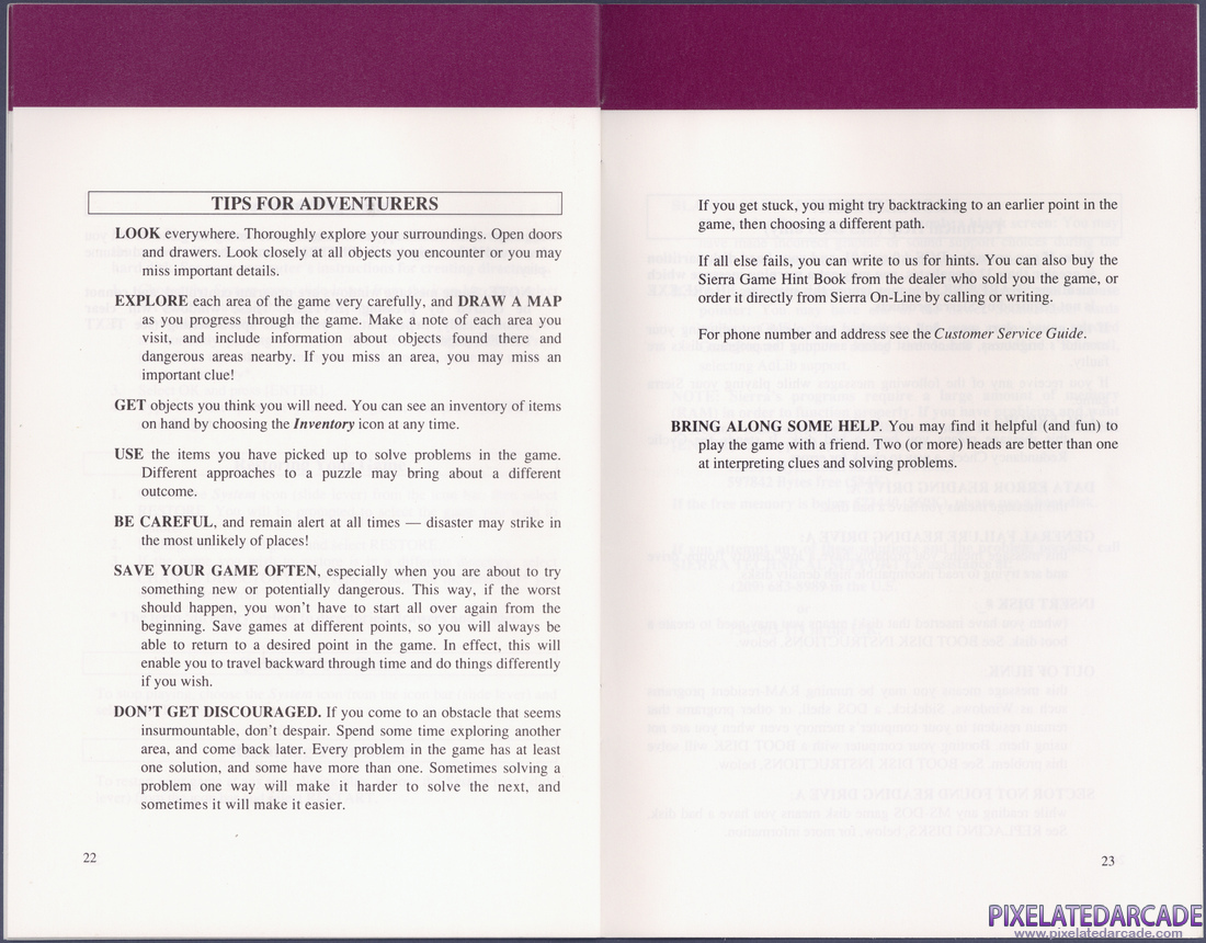 Space Quest I: Roger Wilco in the Sarien Encounter: Sierra Game Manual - Page 16