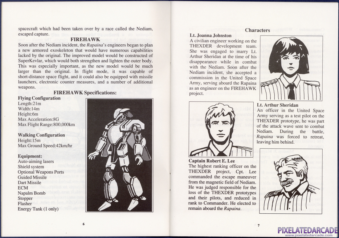 Fire Hawk: Thexder - The Second Contact: Instruction Manual - Page 5