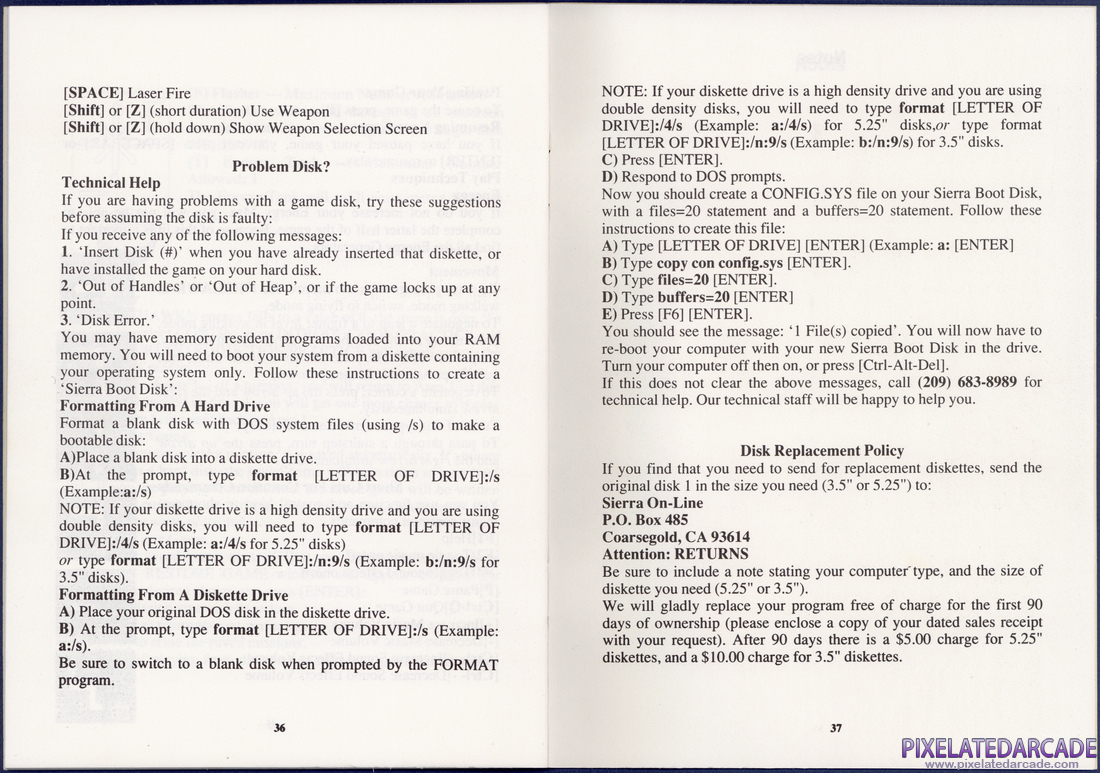 Fire Hawk: Thexder - The Second Contact: Instruction Manual - Page 20