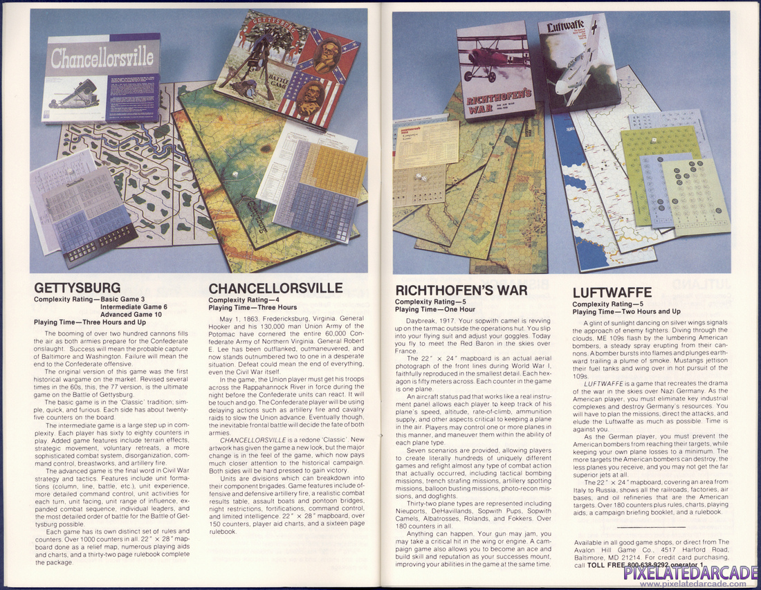 The Avalon Hill Game Company: 1982 Strategy Game Catalog - Page 6