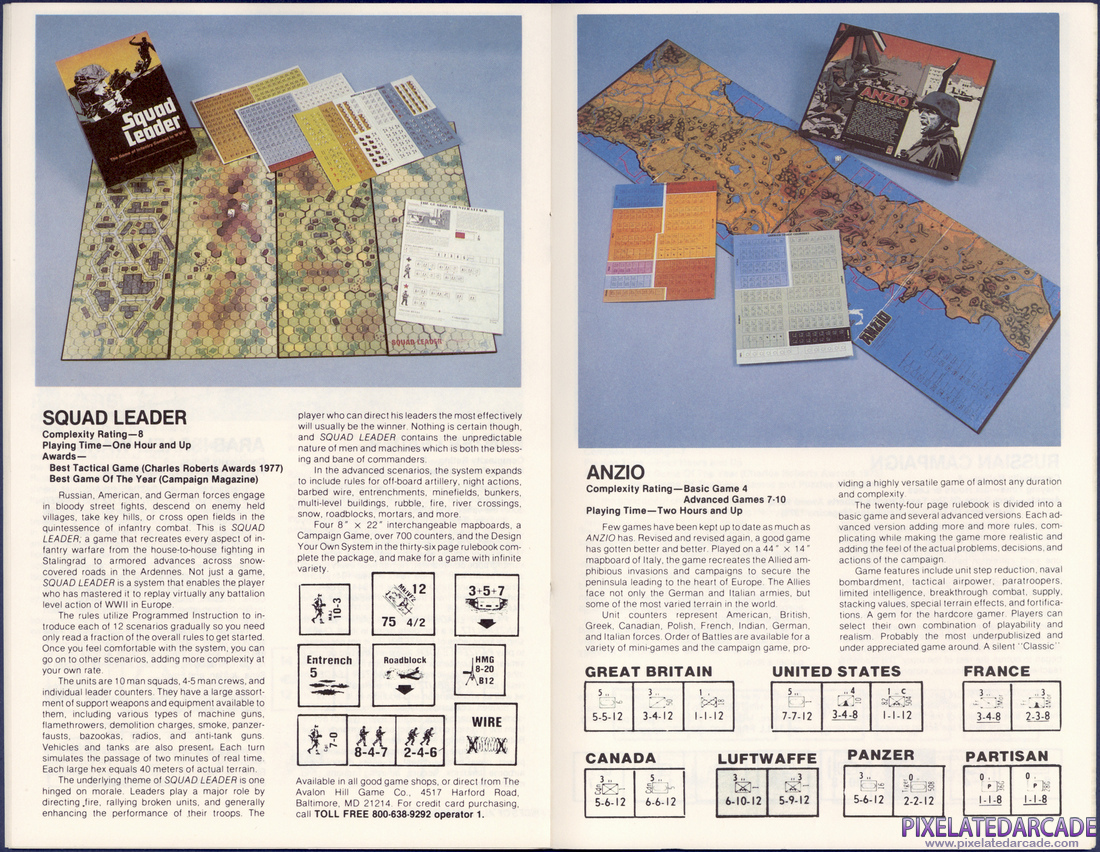 The Avalon Hill Game Company: 1982 Strategy Game Catalog - Page 11