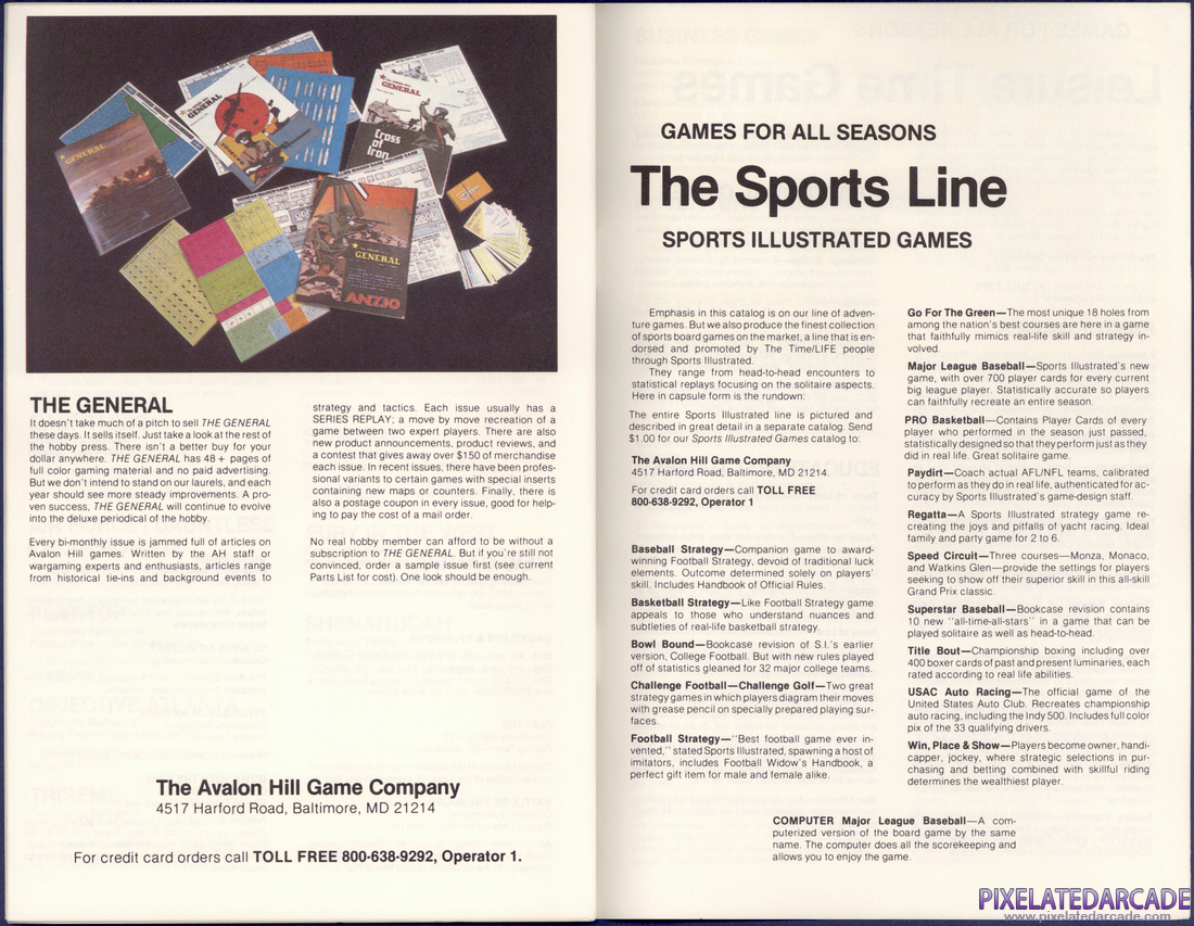 The Avalon Hill Game Company: 1982 Strategy Game Catalog - Page 17