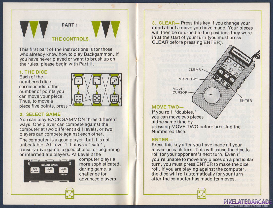 ABPA Backgammon: Instruction Manual - Page 3