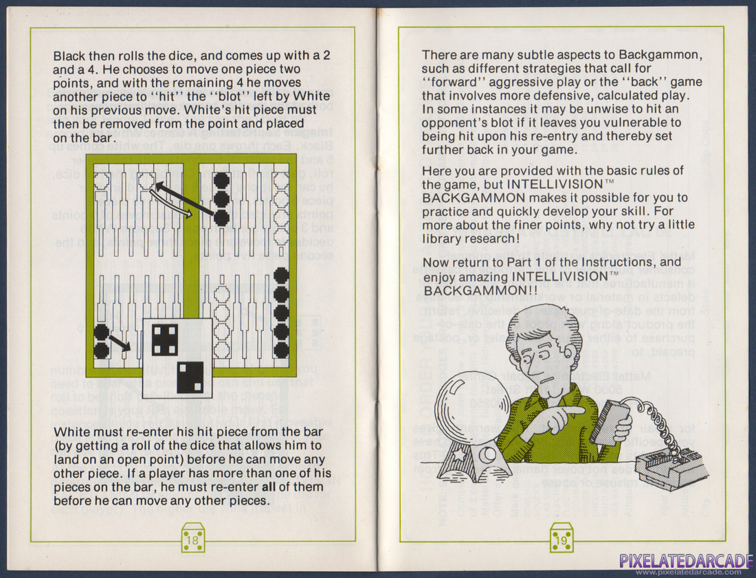 ABPA Backgammon: Instruction Manual - Page 11