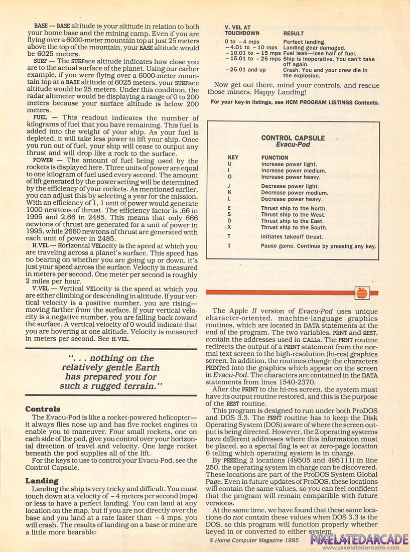 Evacu-Pod: Instructions - Page 2
