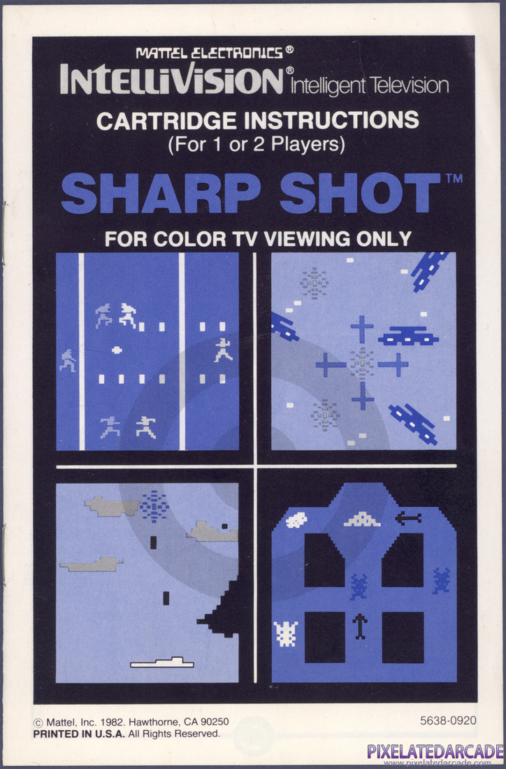 Sharp Shot: Instruction Manual - Front Cover