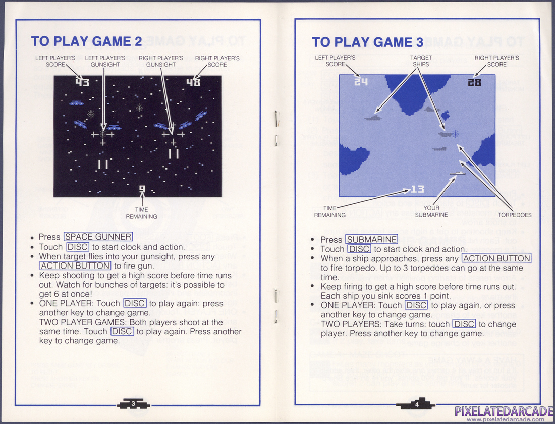Sharp Shot: Instruction Manual - Pages 3 - 4