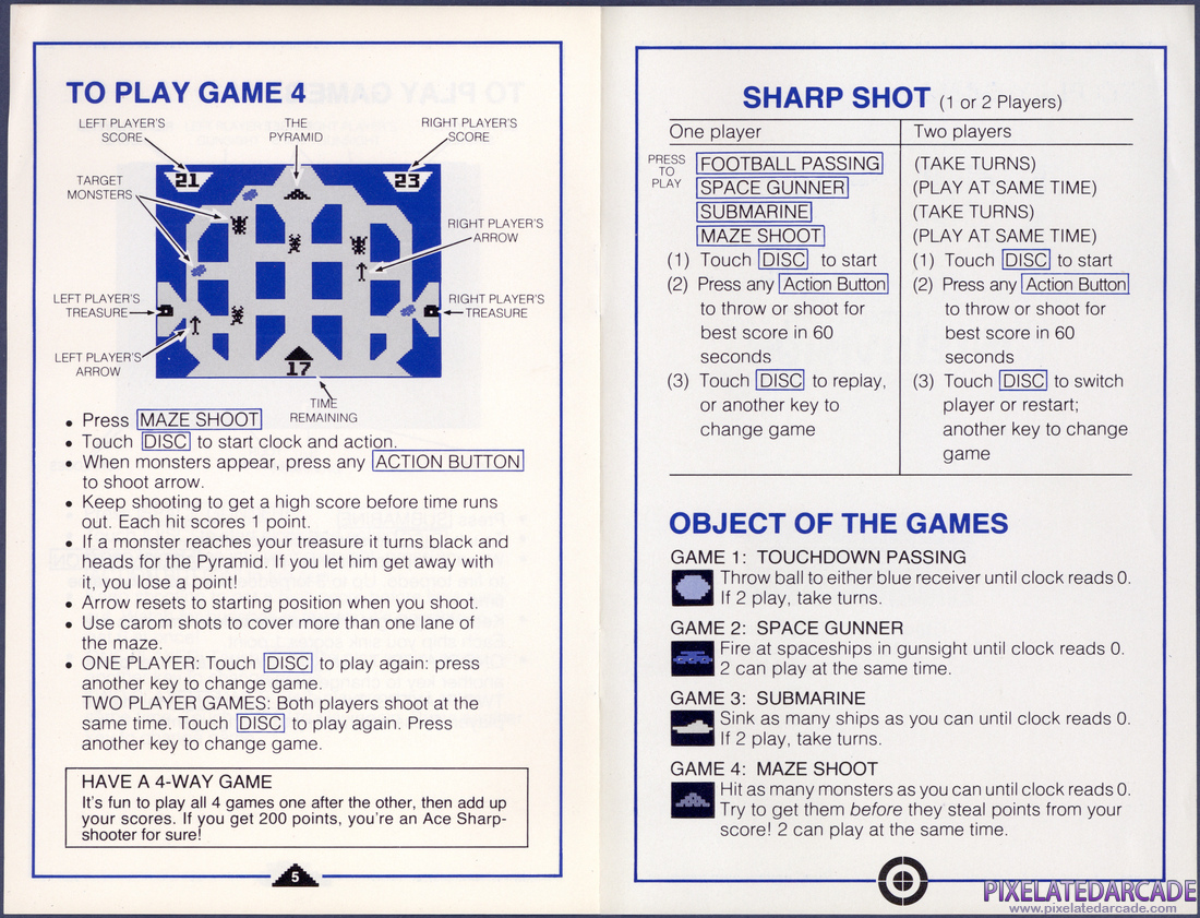 Sharp Shot: Instruction Manual - Pages 5 - 6