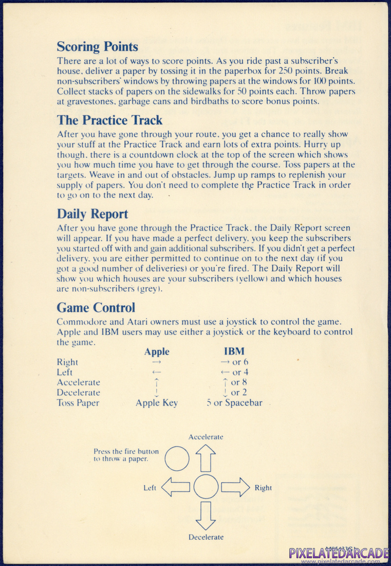 Paperboy: Instruction Manual - Page 4