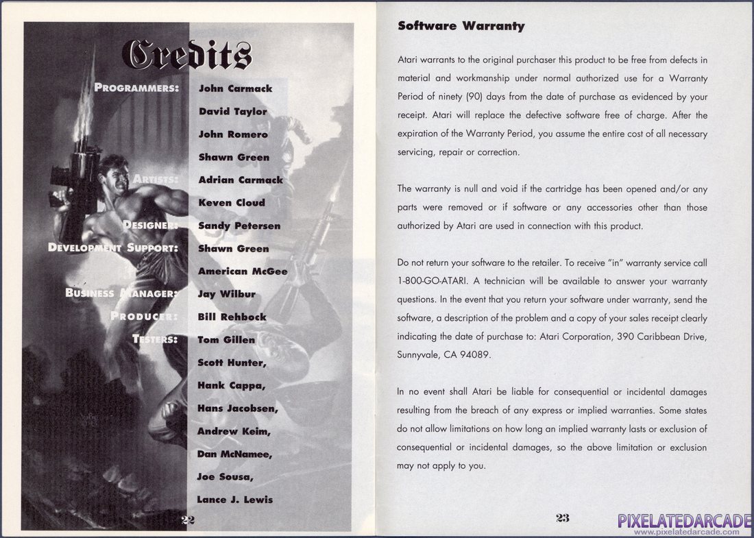 Wolfenstein 3D: Instruction Manual - Pages 22 - 23