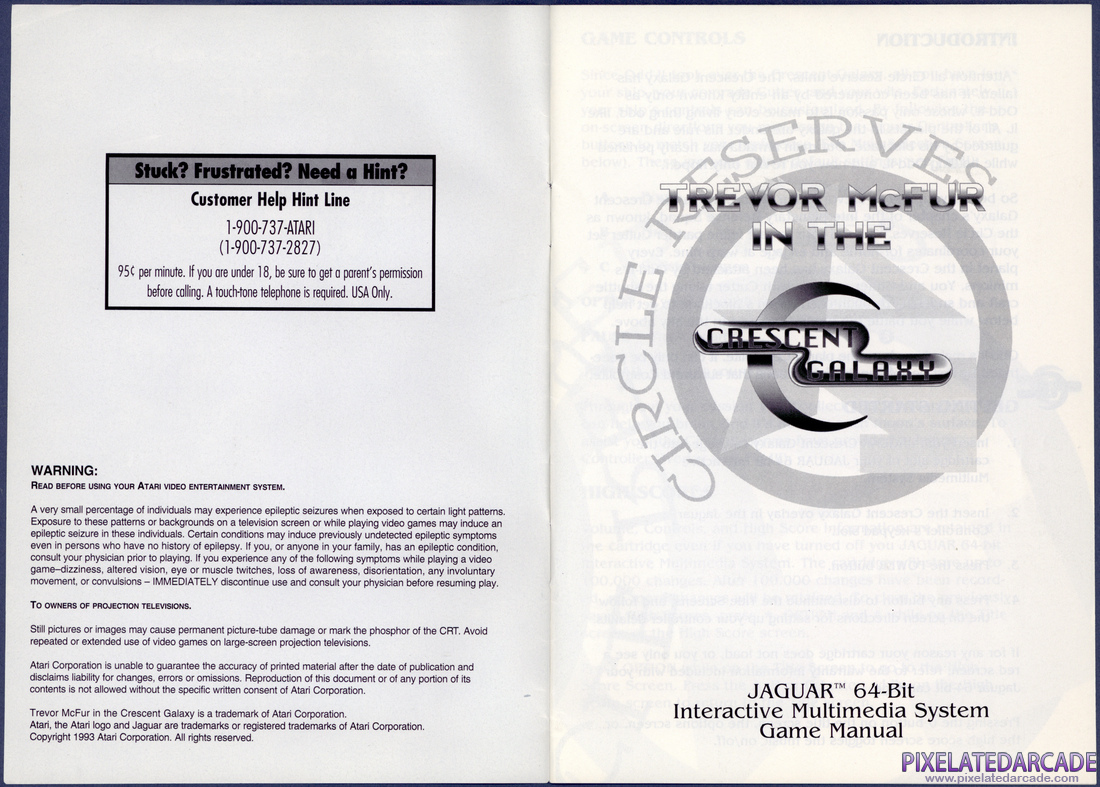 Trevor McFur in the Crescent Galaxy: Instruction Manual - Pages 2 - 3