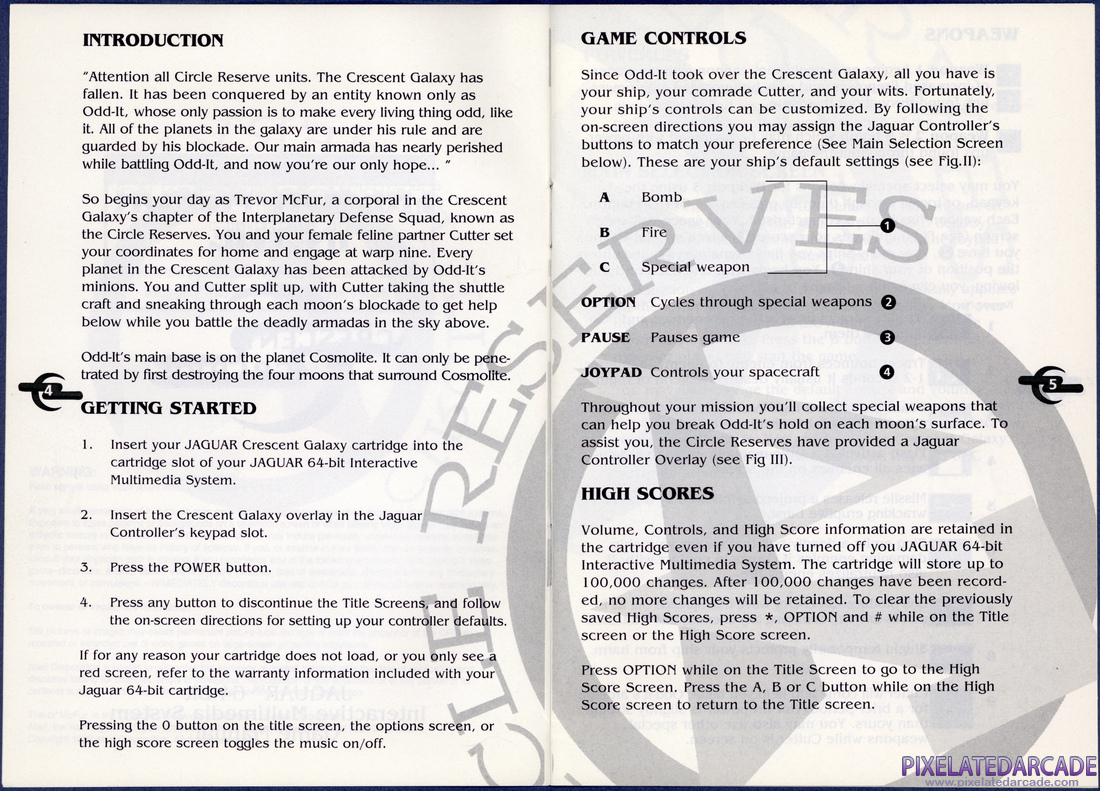 Trevor McFur in the Crescent Galaxy: Instruction Manual - Pages 4 - 5