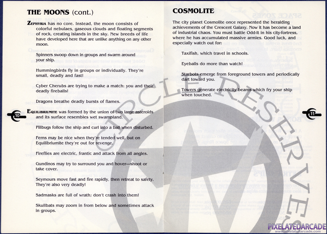 Trevor McFur in the Crescent Galaxy: Instruction Manual - Pages 10 - 11