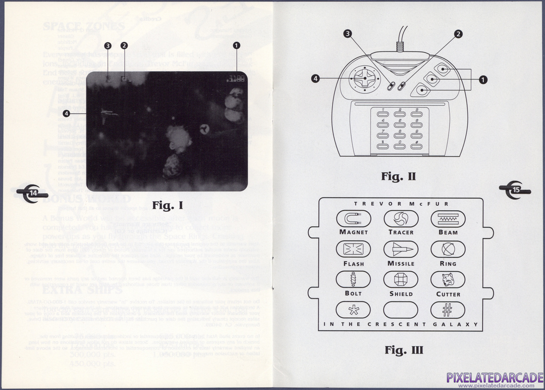 Trevor McFur in the Crescent Galaxy: Instruction Manual - Pages 14 - 15
