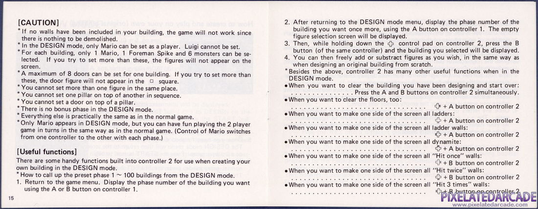 Wrecking Crew: Instruction Manual - Pages 15 - 16
