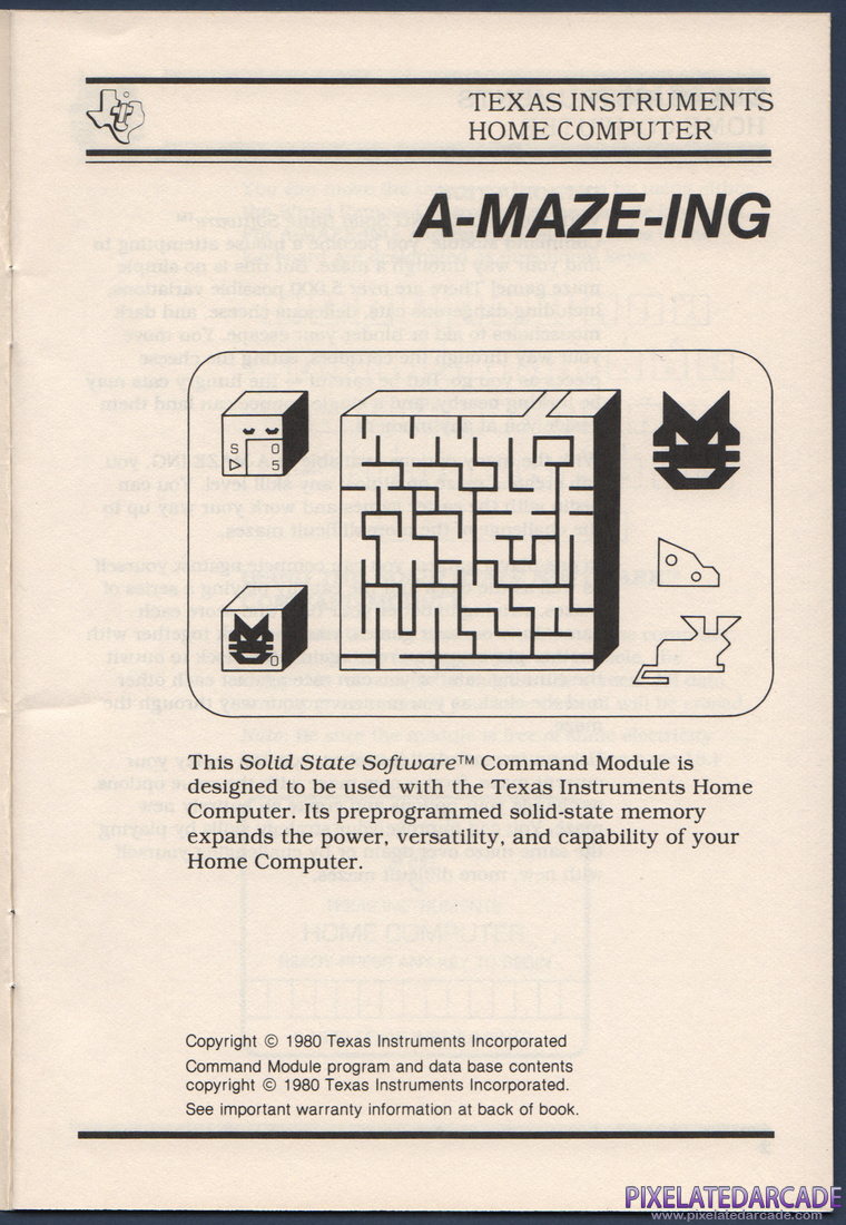 A-Maze-Ing: Instruction Manual - Page 3