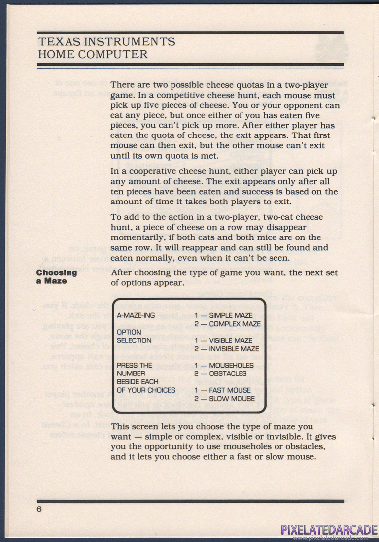A-Maze-Ing: Instruction Manual - Page 8