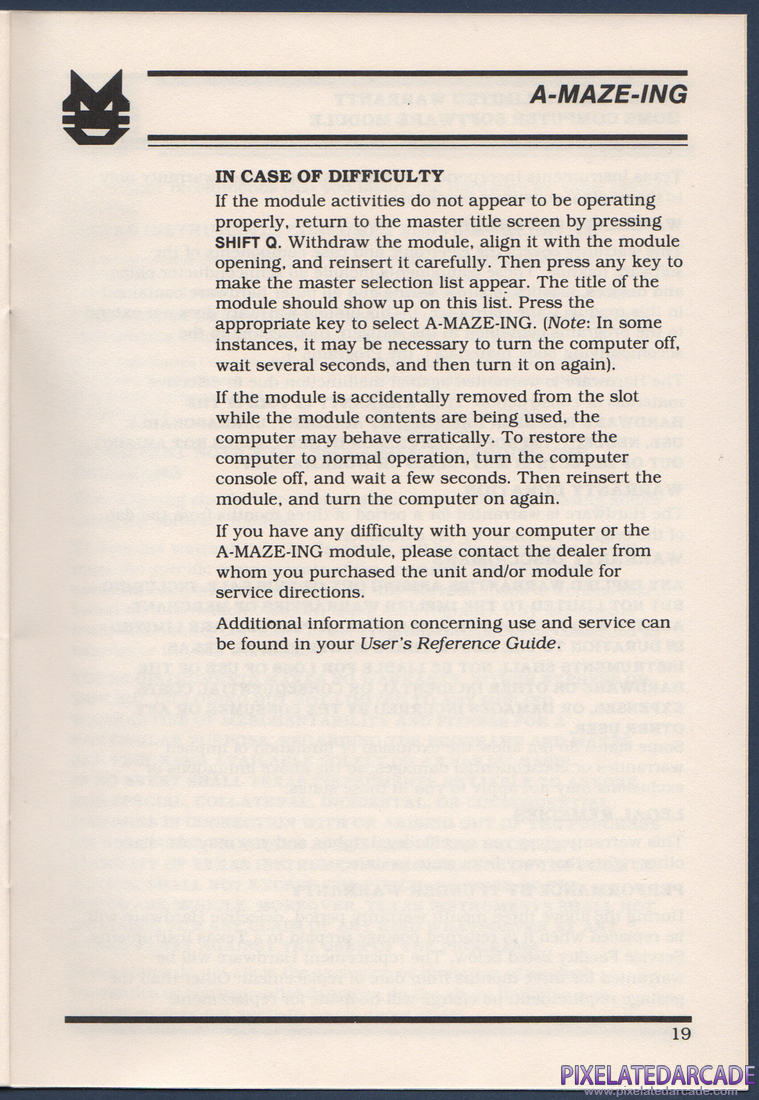 A-Maze-Ing: Instruction Manual - Page 21