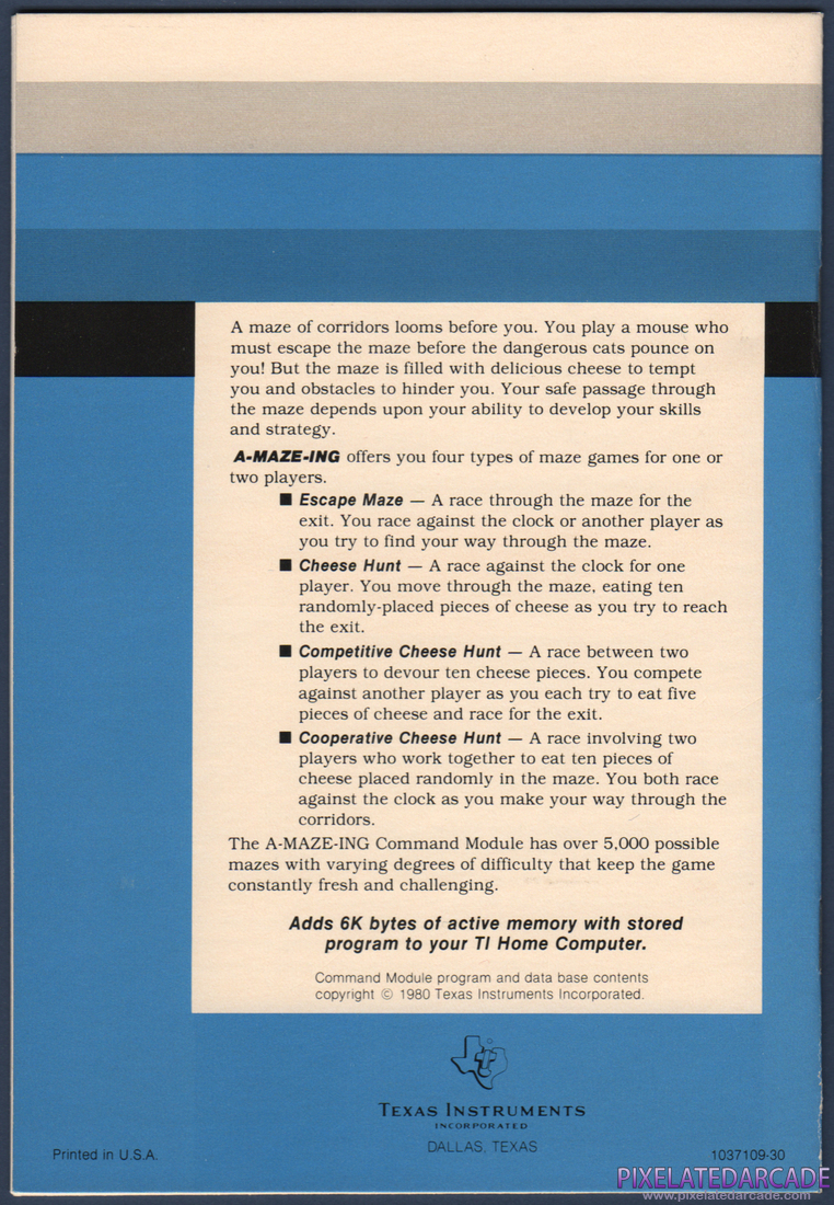 A-Maze-Ing: Instruction Manual - Page 24