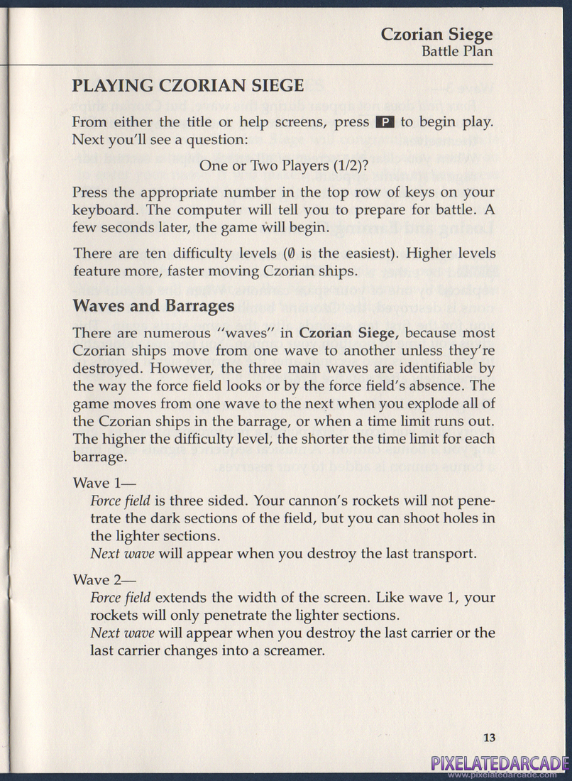 Czorian Siege: Czorian Siege Instruction Manual - Page 13