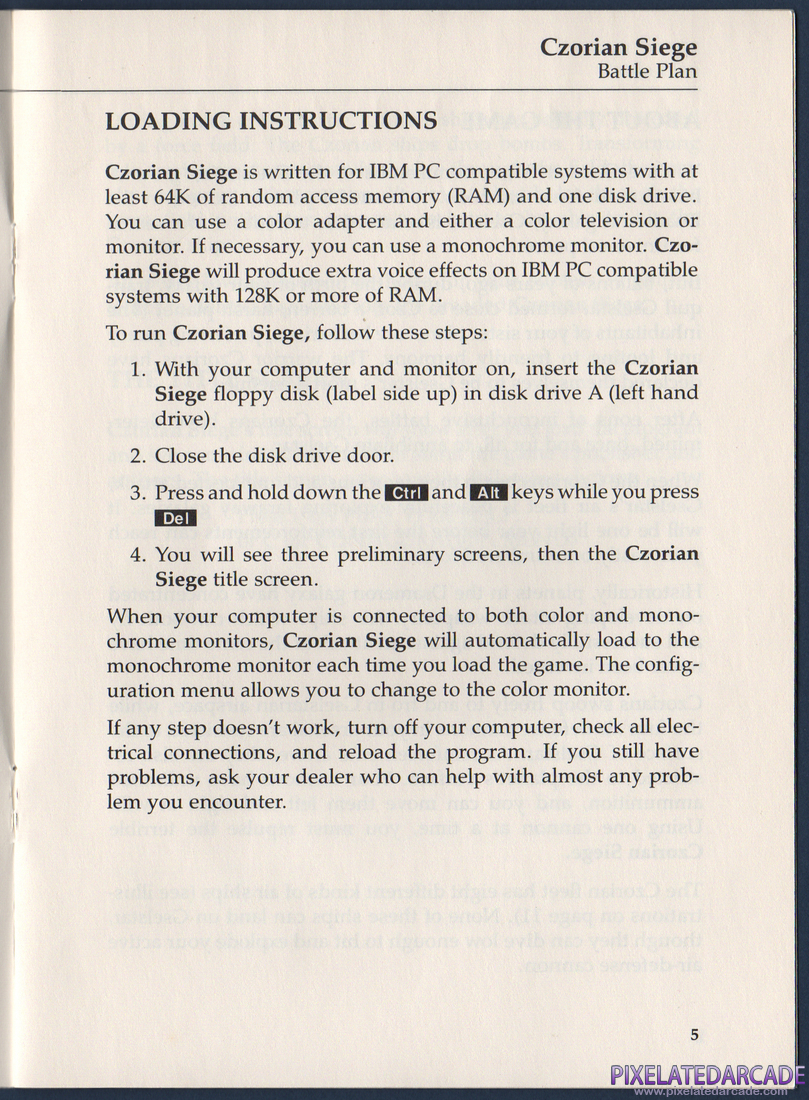 Czorian Siege: Czorian Siege Instruction Manual - Page 5