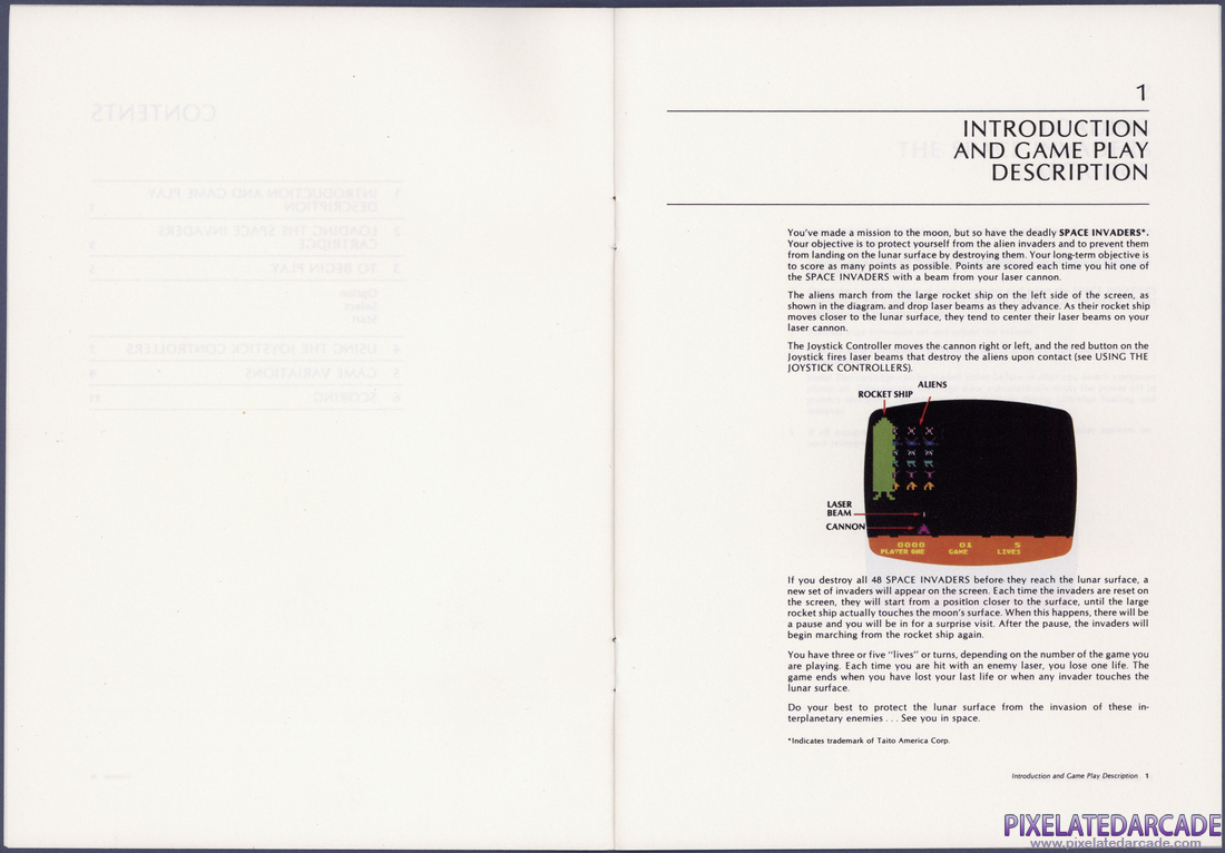 Space Invaders: Instruction Manual - Page 4