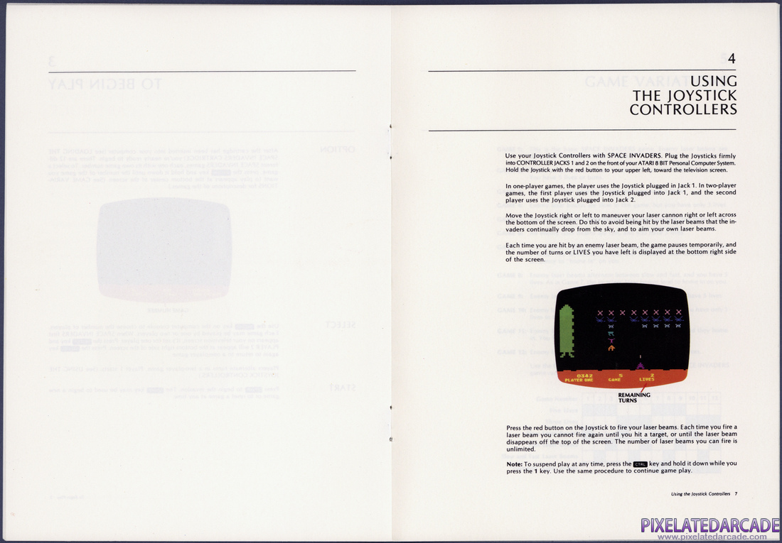 Space Invaders: Instruction Manual - Page 7
