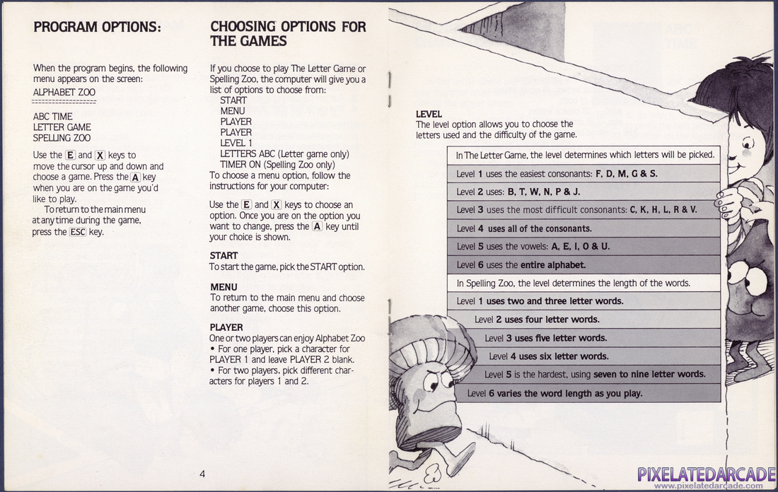 Alphabet Zoo: Instruction Manual - Page 4