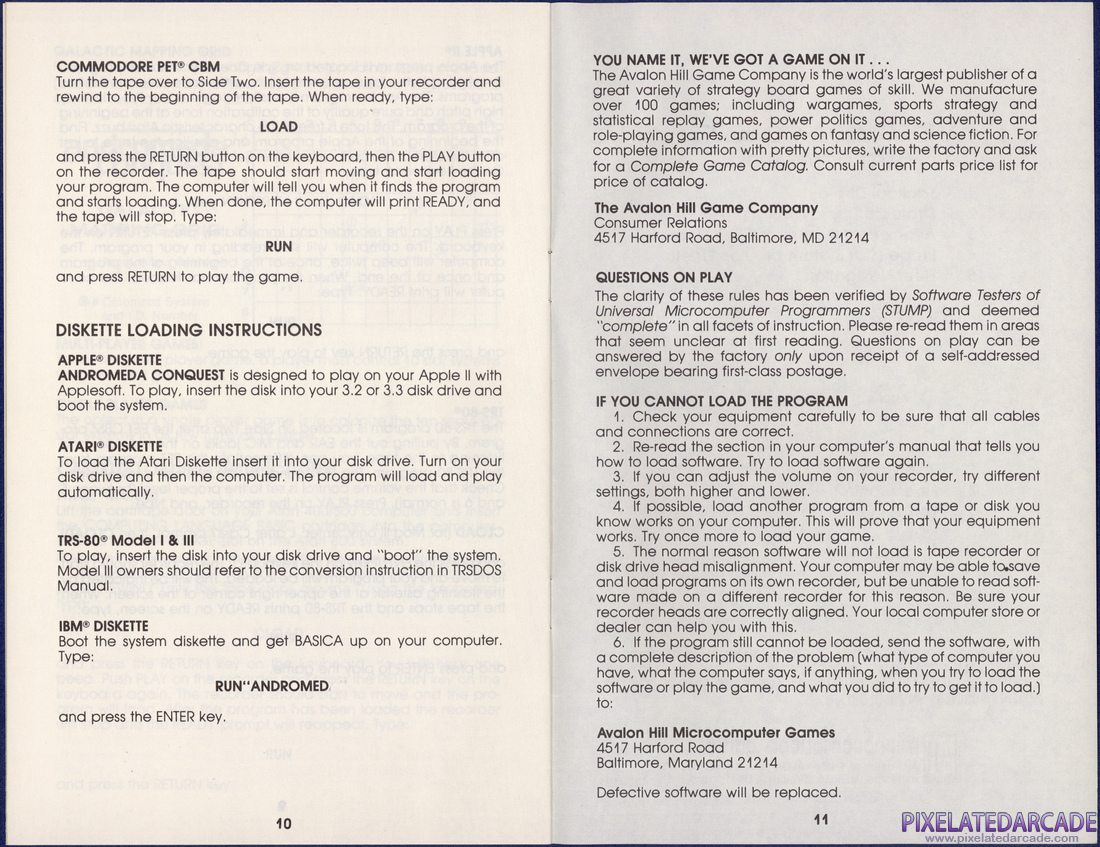 Andromeda Conquest: Instruction Manual - Page 6